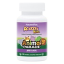 NaturesPlus Animal Parade AcidophiKidz, Berry Flavor - 90 Chewable, Animal-Shaped Tablets - Pack of 2 - med Probiotics, FOS & Grape Seed - 180 Total Servings