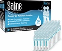 Saline Ampoules - Saline Lösning för Nebulizer, Natriumklorid 0,9%, Nasal Cleanse för spädbarn, barn och vuxna, Sterile Nasal Care, sår rengöring - 50 greve (5ml vardera)