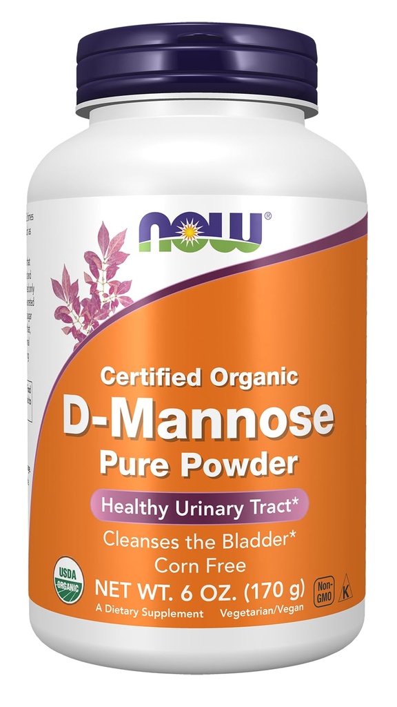 Nu livsmedel D-Mannose pulver, 6 Ounces (Pack of 2)