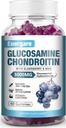 1 Pack 3000mg Glukosamin Chondroitin med MSM Gummies & Elderberry, Extra Strength Joint Support Health, Flexibilitet, Antioxidant, Immun Supplement Gummy för vuxna, Män och kvinnor 60 grejer