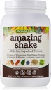 Utöver Fresh Amazing Shake, Superfood Formel, Plant Protein Based, Low Net Carbs, Wholefood Protein, Meal Replacement, Natural Chocolate Flavor, 999 Grams, White
