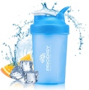 Prodigy Nutrition Labs Premium Shaker Bottle Perfekt för Protein Shakes och Pre Workout -14 Ounce (Blue)