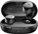 TOZO Wireless Earbuds Build in Mic Clear Calls Ergonomic Light Weight Bluetooth 5.3 i hörlurar Vattentät Premium Stereo Sound Ear Buds 30H Playtime med 32 EQs via APP