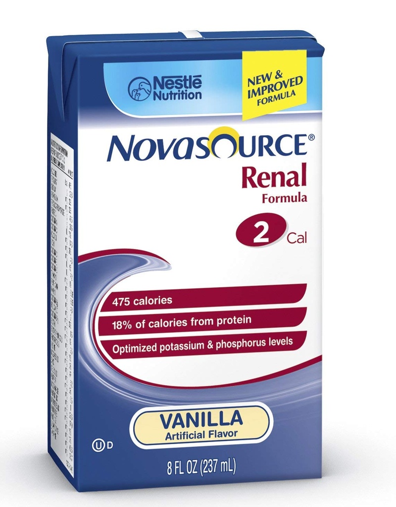 Novasource Renal Nutritional Supplement (NOVASOURCE RENAL, 8OZ BRIKS) 27 Var och en