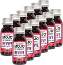 TEAONIC Min immunitet Mojo: Återuppliva, Herbal Juice, Herbal Supplement med Elderberry, Hibiscus och Ginger, USDA-Certified Organic, Vegan, Gluten-Free, 12 Packs, 2 Fl. Oz Varje