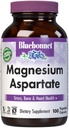 Bluebonnet Nutrition Magnesium Aspartate, Stress Relief*, Bone Health *, Heart Health *, Non-GMO, Vegan, Kosher Certified, Gluten-Free, Soy-Free, Dairy-Free, 100 Vegetable Capsules, 50 portioner