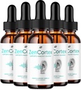 ZenCortex Tinnitus Ear Drops - ZenCortex 24, Zen Cortex Liquid Drops, ZenCortex Reviews, ZenCortex Drops för öronavlastning (5 Pack - 5 månaders leverans)