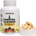 Candida Cleanse med naturliga örter och probiotika, Oregano Leaf, Wormwood, Caprylic Acid, Black Walnut