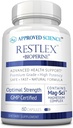 Godkänd Science Restlex - 420 mg Magnesium Glycinate Blend, L-theanin 200 mg - 60 kapslar