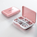 Daily Pill Organizer, Pill Box for Purse - Dtouayz Travel Pill Case, Vitamin Supplement och Medication Dispenser Waterproof 6 Compartment Medicine Holder, Weekly Large Pill Container