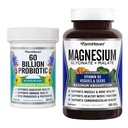 FarmHaven Magnesium Glycinate & Malate Complex och 60 miljarder CFU Probiotic