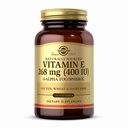 Solgar Vitamin E 268 mg (400 IE) - 100 Softgels - Naturligt källad vitamin E som d-Alpha Tocopherol - Gluten Free, Dairy Free - 100 portioner