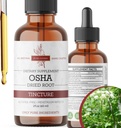 Organisk OSHA Root Tincture - Natural Respiratory Support - Alkoholfri flytande extrakt - Vegan, icke-GMO, tillverkad i USA - 2 Fl Oz