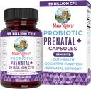 MaryRuth Organics Prenatal Vitamins & Probiotics | 59 miljarder CFU | Vitamin D3 & B12 | Järn | Folat | Selen | Kolin | Vegan | Non-GMO | 60 kapslar