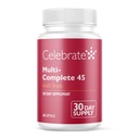 Fira vitaminer Multi-Complete | Bariatric Multivitamin med 45 mg Järn-Daily Essential Vitaminer & Mineraler för Sleeve Gastrectomy & Gastric Bypass