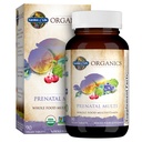 Garden of Life Organics Kvinnors prenatala multivitamin med vitamin D3, B6, B12, C & Iron, folat för energi och hälsosam dödlig utveckling - organisk, icke-GMO, glutenfri, Vegan, 90 dagars leverans