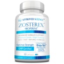 Godkänd vetenskap Zosterex - Extra-Strength L-Lysine 1000mg, vitamin B Complex, Zink - Immun Support & Cold Sore Behandling - 60 Vegan kapslar - 1 flaska