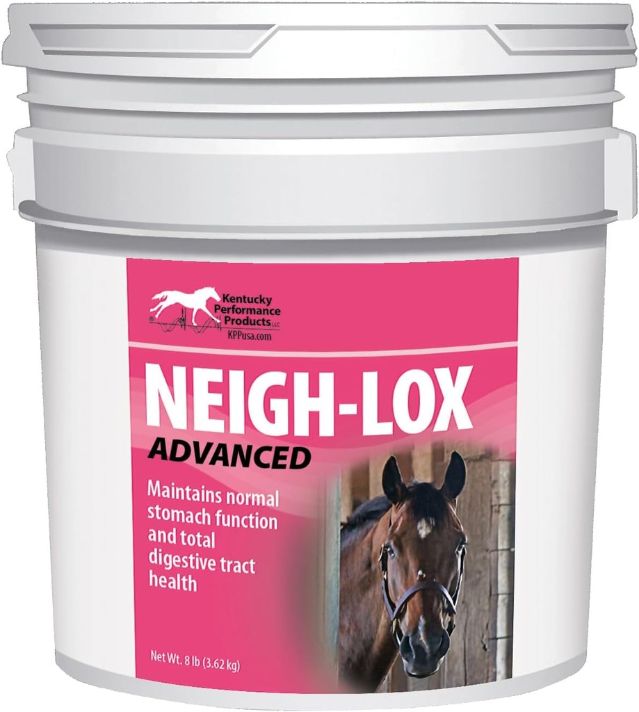 KENTUCKY PERFORMANCE PROD 044343 Neigh-Lox Advanced Digestive Supplement för hästar, 8 lb