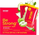 BeMe Vitamin B12 Liquid Shot, BeStrong - Vitamin B 12 Drinkable Liquid Supplement Supports Energy Boost, Focus, & Concentration - Guarana, Taurine och Collagen Supplements Promote Recovery (30 Sachets)