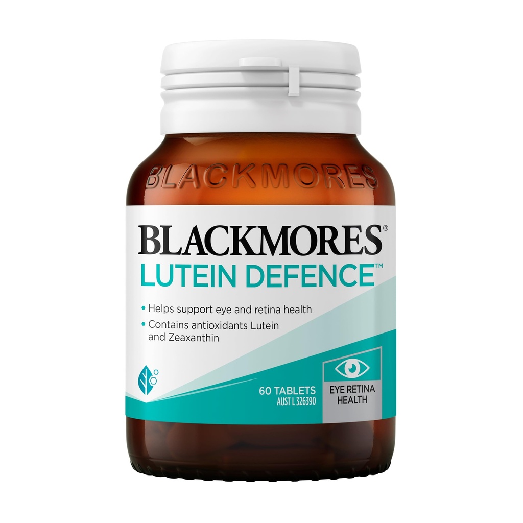 Blackmores Lutein Defence 60 tabletter hjälper till att upprätthålla en hälsosam Macula med 1PCS Kinesisk Knot Gift, tillverkad i Australien