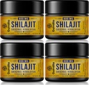 800mg Shilajit Supplement-Shilajit Pure Himalayan Organic Shilajit Resin med Maximum Potens,Original från Himalayan med 85+Trace Minerals & Fulvic Acid för Focus & Energy, Immunity,4 Packs
