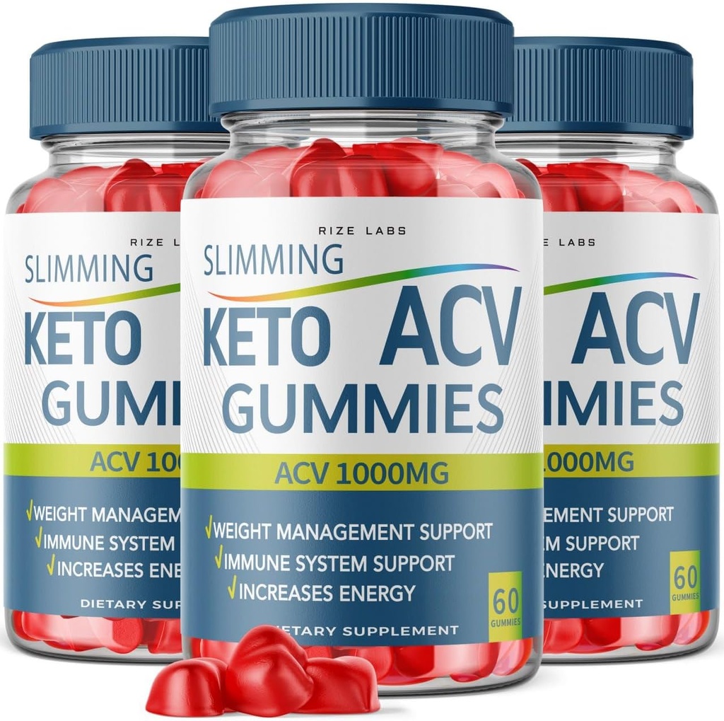 rize labs - Slimming Keto ACV Gummies för avancerad viktminskning, bantning Keto Gummies med Apple Cider Vinegar, tillägg hjälper till att minska magen fett (180 gummies)