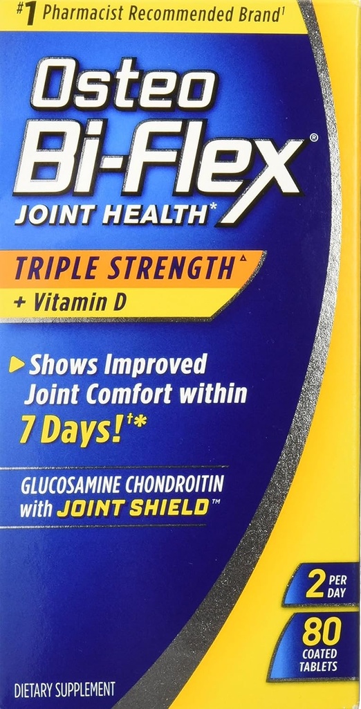 Osteo BiFlex Triple Strength Glucosamine Chondroitin Joint Shield med vitamin D, 80 greve