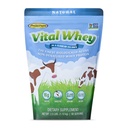 Grass-Fed Whey Proteinpulver för immun vitalitet, naturlig smak 2.5lbs (56 portioner), 15g Protein Per Servera, Vital Whey, Clean Holistic, Wellness Nutrition