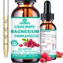 Cortisol Detox for Women & Men w. Super Calm 16-in-1 Magnesium, Theanine, Ashwagandha, St Johns Wort, Lemon Balm, Cortisol Wellness Liquid Drops for Balanced Cortisol, Harmone Balanced & Relaxation