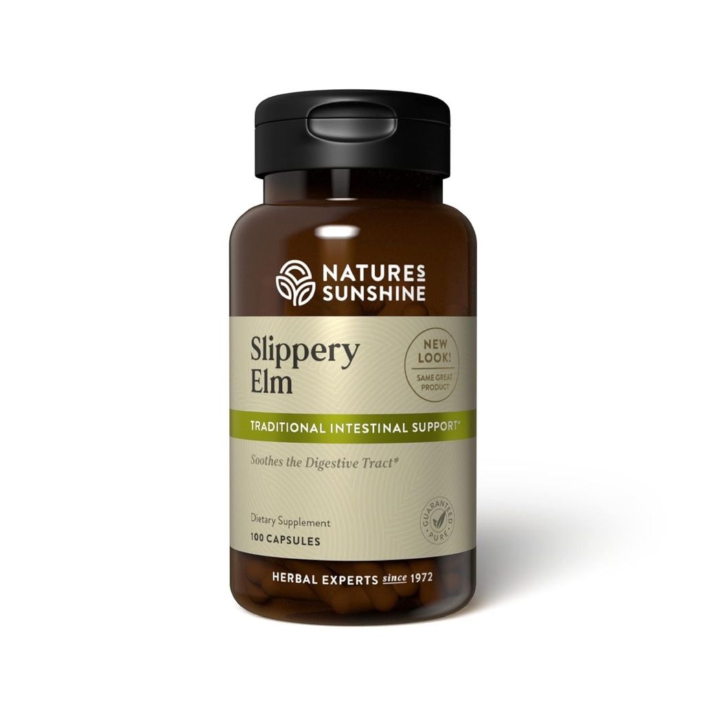 Naturens Sunshine Slippery Elm 100 kapslar
