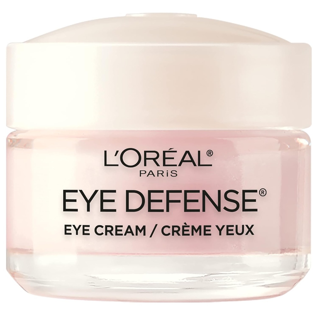 L'Oreal Paris Dermo-Expertise Eye Defense Eye Cream med koffein och hyaluronsyra 0,5 oz