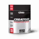 Micronized Creatine Monohydratpulver - Öka muskelstyrka och uthållighet - Snabb upplösning, smakfri, Vegan Fitness Supplement, Keto Friendly - 400 gr eller 133 portioner