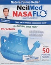 NeilMed Nasaflo Porcelain Neti Pot, 50 greve (förpackning kan variera)