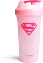 Smartshake Lite Justice League Protein Shaker Bottle 800ml - DC Comics Water Bottle, Leakproof BPA Free Gym Shaker och Protein Powder (Supergirl)
