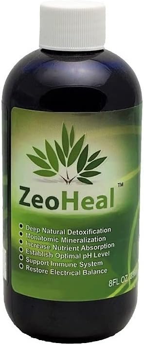 ZeoHeal - Humic och Fulvic Acid Mineral Supplement 8 Fluid Ounce (enkel)
