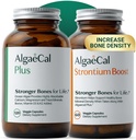 ALGAECAL Bone Builder Pack - Plant Based Calcium Supplement & Strontium - Organisk Calcium 750mg med vitamin D3 1600 IE, Vitamin K2, Magnesium, 16 Näringsämnen för benhälsa och densitet (1-månaders leverans)