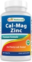 # 1 CAL MAG ZINC av bästa natur - Essential Mineral Complex - Tillverkad i en USA-baserad GMP-certifierad anläggning och tredje part som testats för renhet. Garanterad!!, 180 tabletter