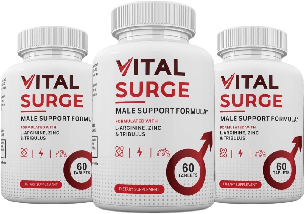 Zonata (3 Pack) Vital Surge Pills, Vital Surge Male Supplement Advanced Formel, 180 Count