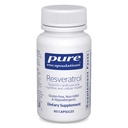 Rena inkapslingar Resveratrol - Kardiovaskulär, cellulär hälsa och minnesstöd * - 40 mg Trans-Resveratrol - Antioxidanter Supplement - Gluten Free & Non-GMO - 60 kapslar