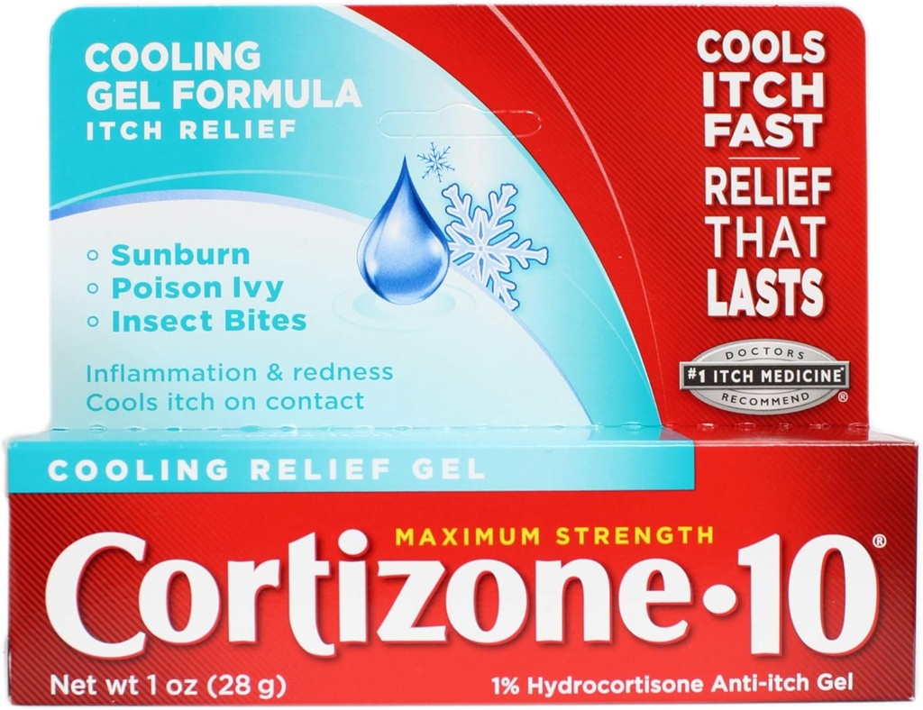 Cortizone-10 Kylhjälp Anti-Itch Gel 1 uns
