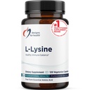 Design för hälsa L-Lysine HCL Pills 1500mg - Amino Acid Lysine Hydrochloride Nutritional Supplement för vuxna - Immune + Bone Health Support - Vegan + Non-GMO (120 kapslar)