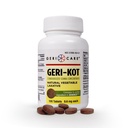 Geri-KOT Senna Laxative & Stool Softener Tablets, 100ct| Natural Vegetable Stimulant Laxative| Smooth Bowel Movement Senna Tablets| Fast-Acting, Gentle Constipation Relief| 8,6 mg Sennosides Laxative