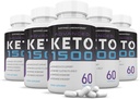 (5 Pack) Avancerad Keto 1500 Keto Pills 1275MG New & Improved Formel innehåller Apple Cider Vinegar Extra Virgin Olive Oil Powder Green Tea Leaf 300 kapslar