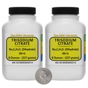Trisodium Citrate [Na3C6H5O7] 99 +% USP Grade Powder 1 Lb i två rymdsparflaskor