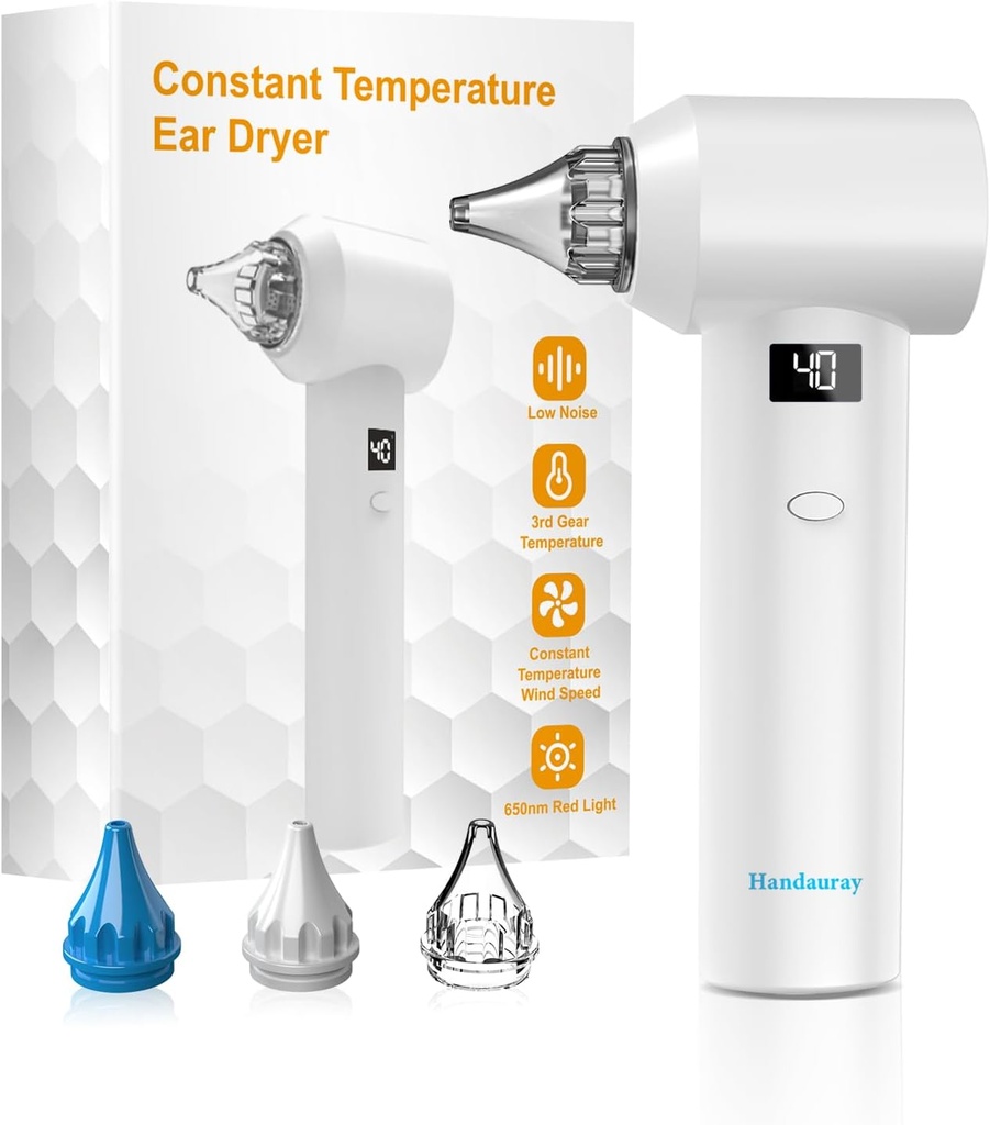 Ear Dryer - Den ultimata lösningen för efter simning, dusch, surfning, vattensporter, örontorkning, öronomsorg och infektionsförebyggande