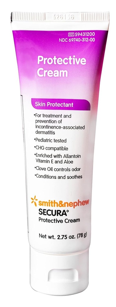 Smith & Nephew Skin Protectant Secura 2.75 oz. Tube Cream (#59431200, såld per bit)