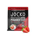 Jocko Fuel Mölk Whey Protein Powder 22g Låg sockermonk Fruit Blend - Muscle Recovery & Growth, Förpackning maj Vary (27 portioner, jordgubbsskaka)