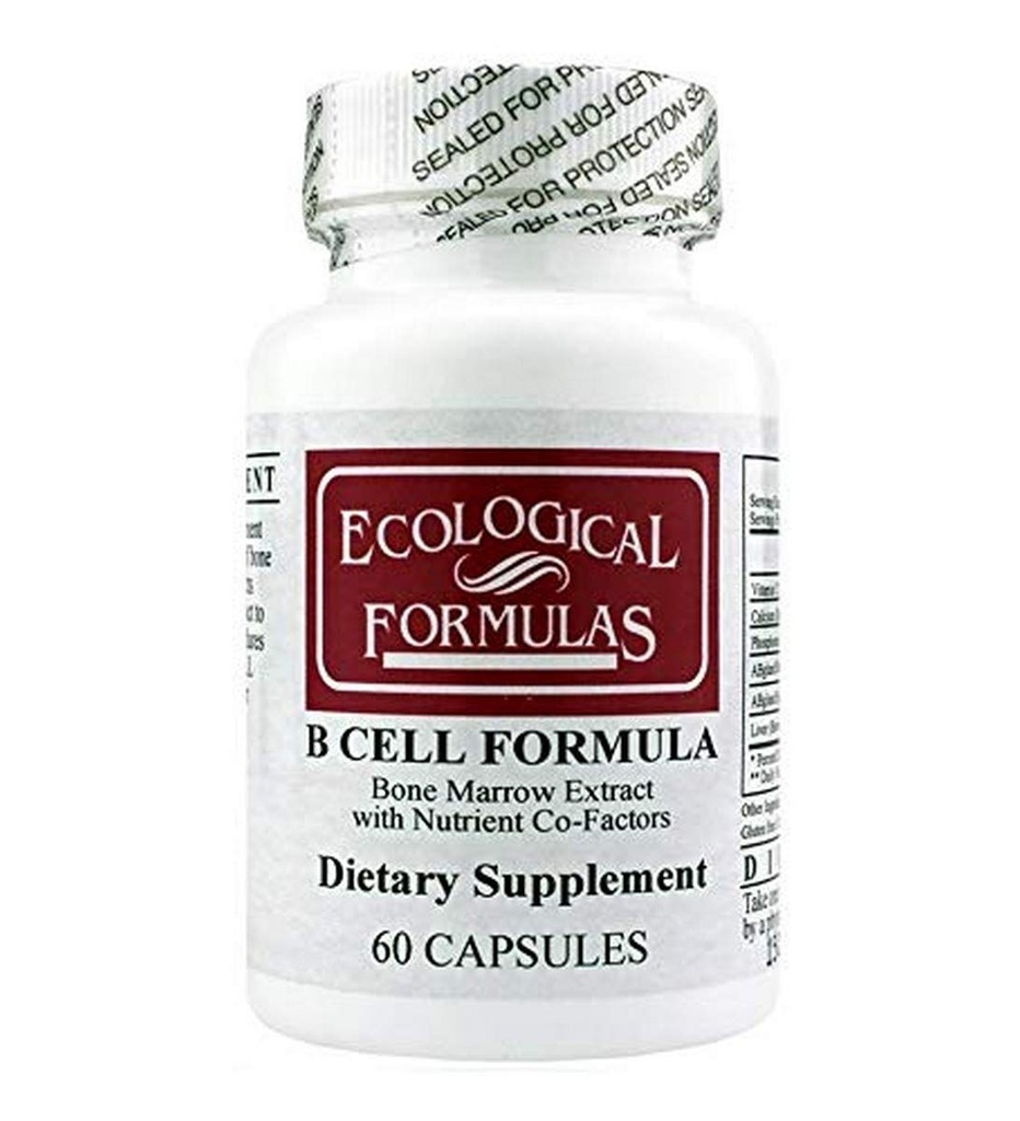 Ekologiska formler B Cell Formel, Vit, 60 Count
