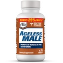 Ageless Male Free Testosteron Booster Supplement för män, 76 tabletter
