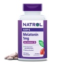 Natrol Fast Dissolve Melatonin 1 mg, Supplements for Restful Sleep, Sleep Support for Adults, 200 Strawberry-Flavored Melatonin Tablets, Up to a 200 Day Supply